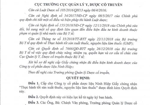 Giấy chứng nhận 